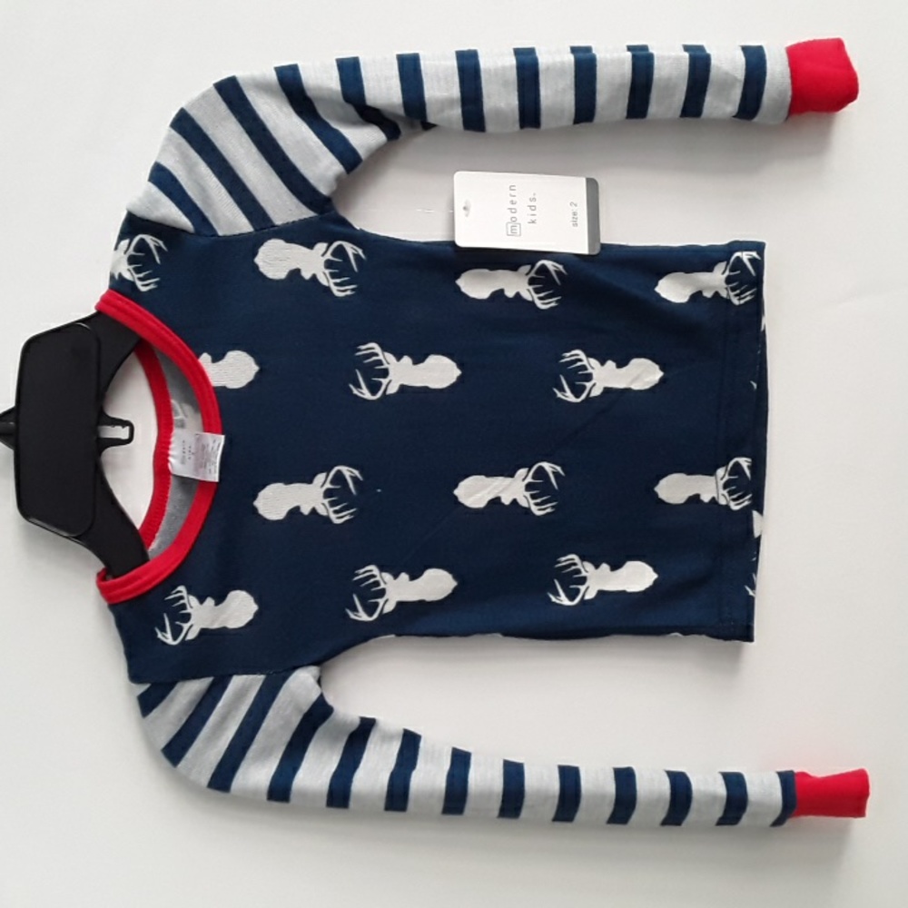 Modern Kids Boys Sleepwear Top and Bottom Size 2